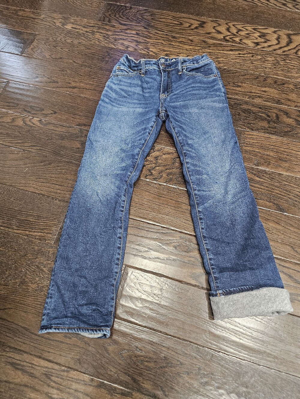 Gap Fleece Lined Straight Jeans, Size 12, Great Condition, Warm,